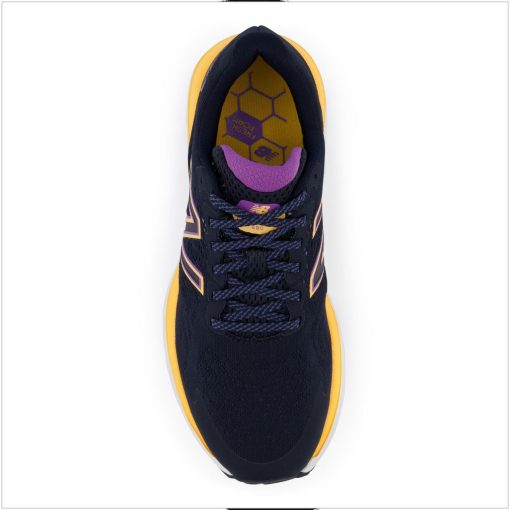 NEW BALANCE - Fresh Foam 680v7 BLACK/MYSTIC PURPLE - Image 3