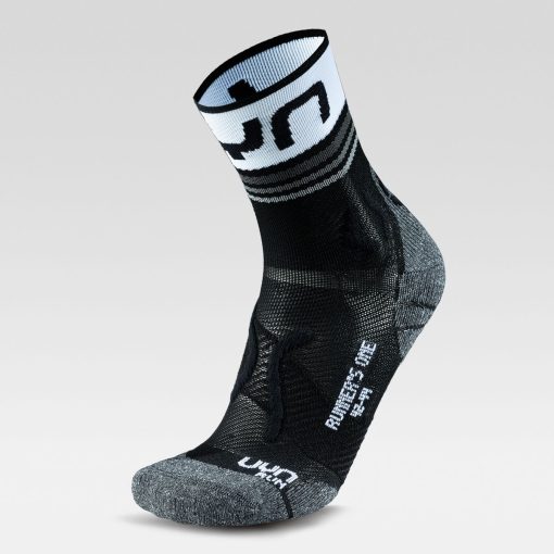 UYN - MAN RUNNER´S ONE SHORT SOCKS Black/White